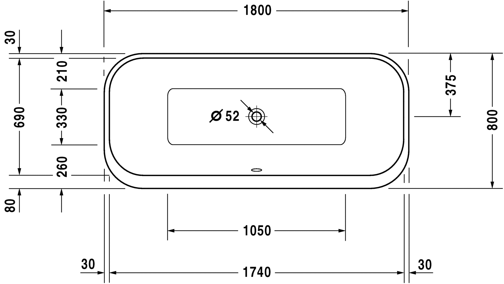 Misure Vasca Da Bagno.Duravit Starck Vasche E Piatti Doccia Vasca By Vasca 700320 Vasca Da Bagno Ad Angolo 150x100x55 Cm Dimensioni Vasca Dotata Di Placca Cromata Copripiletta Che Vasche Da Bagno Misure Migliori Idee Di