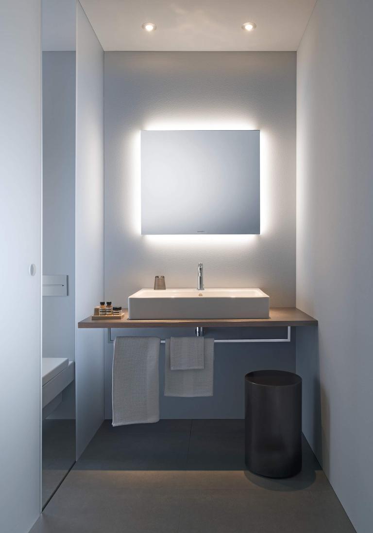 Come Illuminare Lo Specchio Del Bagno.Luci E Specchi Duravit